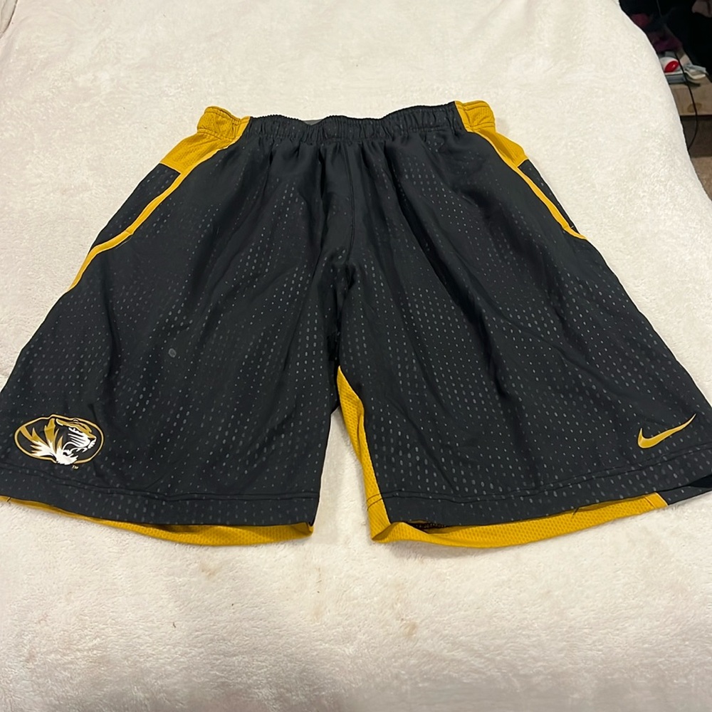 Mizzou Nike basketball shorts.